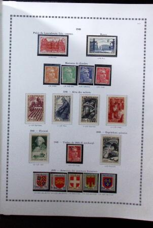 1938-2003 Collection de France en neufs, qq oblitérés