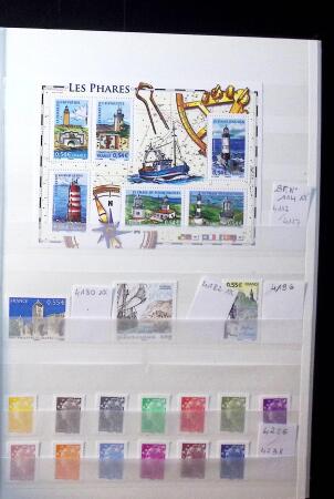1938-2003 Collection de France en neufs, qq oblitérés