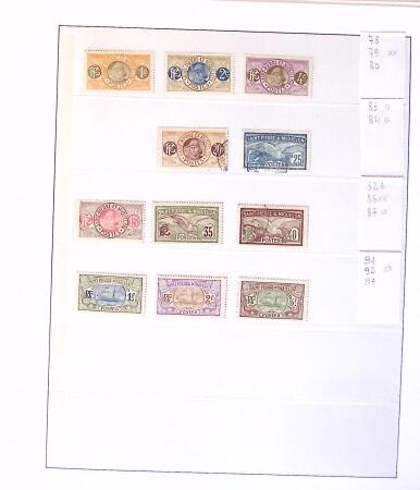 1876-2015 Jolie collection des colonies françaises,
