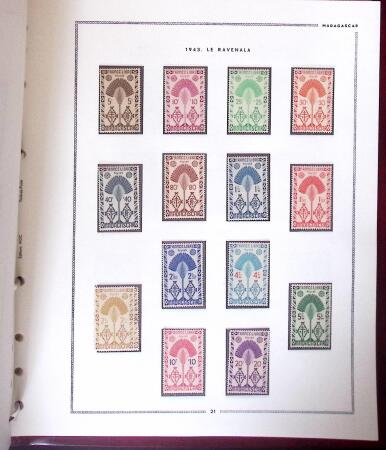1876-2015 Jolie collection des colonies françaises,
