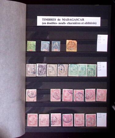 1876-2015 Jolie collection des colonies françaises,