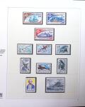 1948-1999 Collection neuve des TAAF quasi complète dont 20f Albatros, +SPM 1986-2001 avec nombreux doubles +CFA, TB