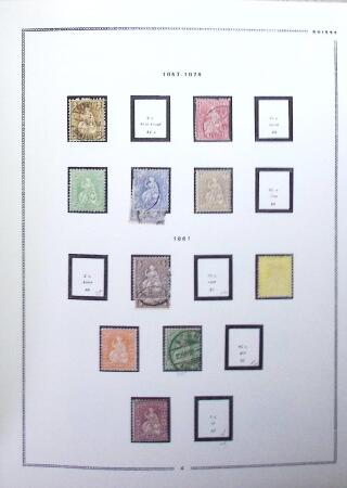 1862-2009, Chiefly mint collection of Switzerland in