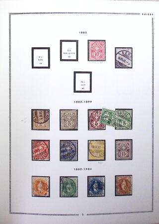 1862-2009, Chiefly mint collection of Switzerland in