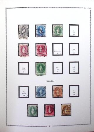 1862-2009, Chiefly mint collection of Switzerland in