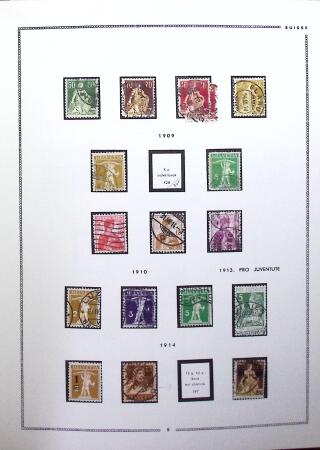 1862-2009, Chiefly mint collection of Switzerland in