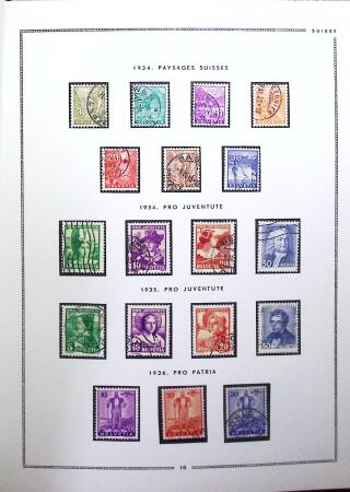 1862-2009, Chiefly mint collection of Switzerland in