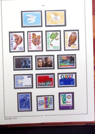 1862-2009, Chiefly mint collection of Switzerland in