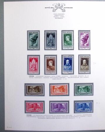 1929-91, Complete mint collection of Vatican in two