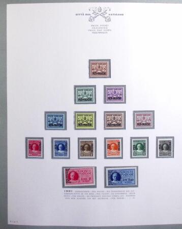 1929-91, Complete mint collection of Vatican in two
