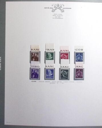 1929-91, Complete mint collection of Vatican in two