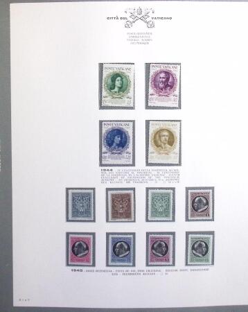 1929-91, Complete mint collection of Vatican in two