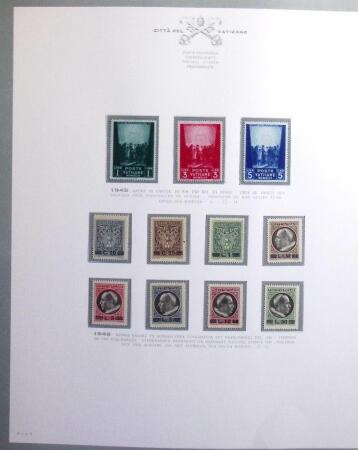 1929-91, Complete mint collection of Vatican in two