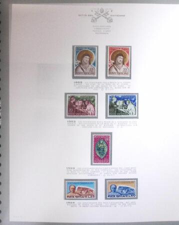 1929-91, Complete mint collection of Vatican in two