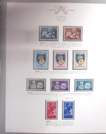 1929-91, Complete mint collection of Vatican in two