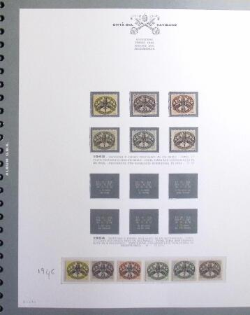 1929-91, Complete mint collection of Vatican in two