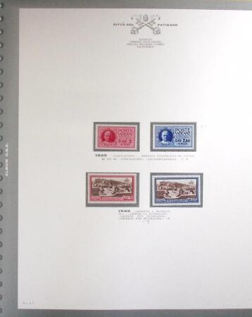 1929-91, Complete mint collection of Vatican in two