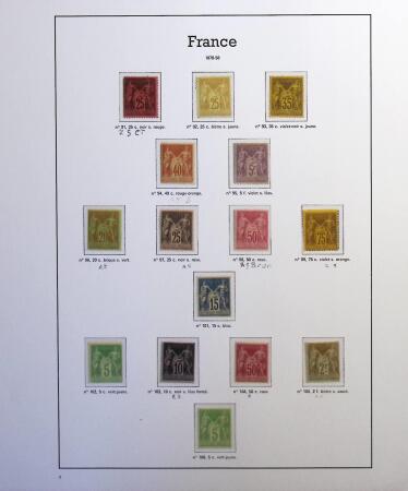 1849-1899 Collection très complète en général neufs