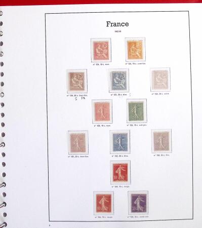 1900-59 Collection complète avec tous les timbres