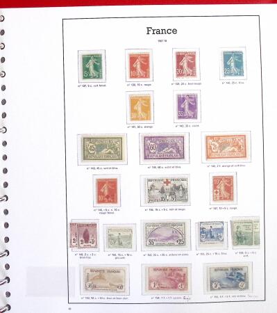 1900-59 Collection complète avec tous les timbres