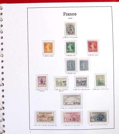 1900-59 Collection complète avec tous les timbres