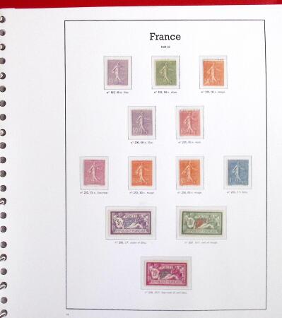 1900-59 Collection complète avec tous les timbres
