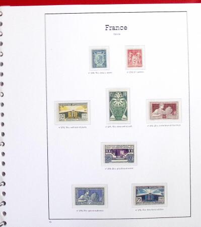 1900-59 Collection complète avec tous les timbres