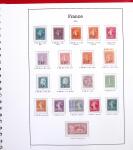 1900-59 Collection complète avec tous les timbres