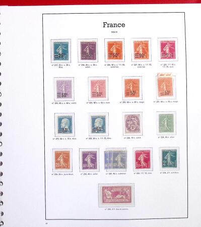 1900-59 Collection complète avec tous les timbres