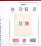 1900-59 Collection complète avec tous les timbres