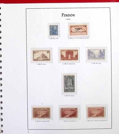 1900-59 Collection complète avec tous les timbres