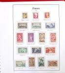 1900-59 Collection complète avec tous les timbres