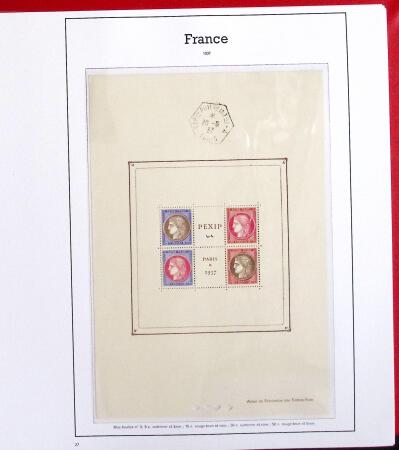 1900-59 Collection complète avec tous les timbres