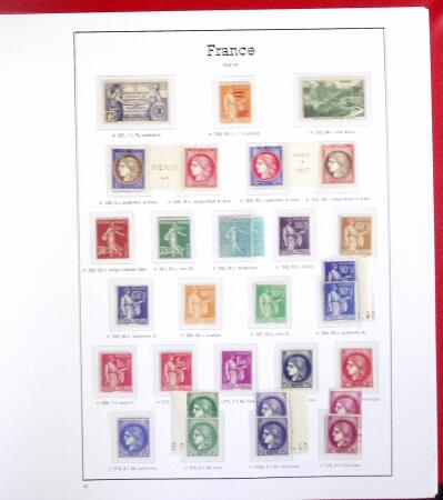 1900-59 Collection complète avec tous les timbres