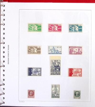 1900-59 Collection complète avec tous les timbres