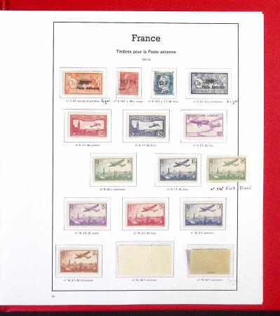 1900-59 Collection complète avec tous les timbres
