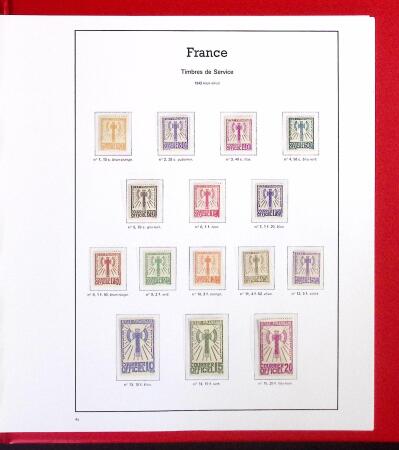 1900-59 Collection complète avec tous les timbres