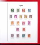1900-59 Collection complète avec tous les timbres