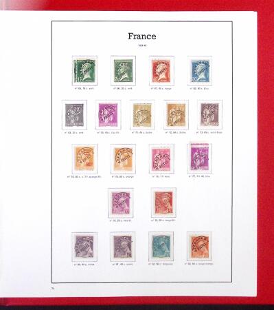 1900-59 Collection complète avec tous les timbres