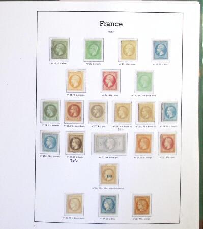 1849-1959 Collection de neufs très avancée dont de