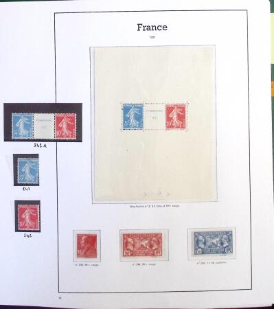 1849-1959 Collection de neufs très avancée dont de