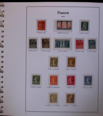 1849-1959 Collection de neufs très avancée dont de