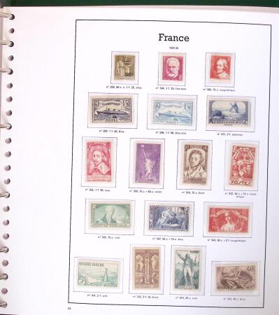 1849-1959 Collection de neufs très avancée dont de