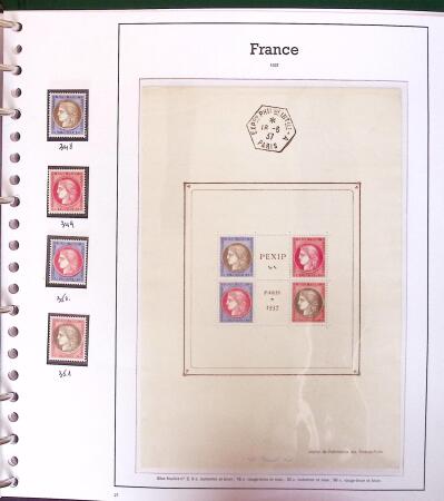 1849-1959 Collection de neufs très avancée dont de
