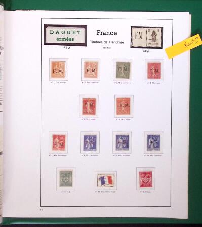 1849-1959 Collection de neufs très avancée dont de