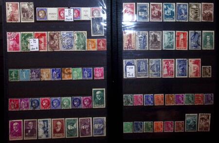 1849-2020 Collection oblitérée en 10 albums commençant