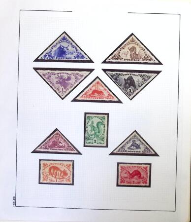 1927-36, Attractive mint and used selection on stockcards