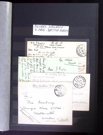 1915-45, BRITISH MILITARY POST; Specialised selection