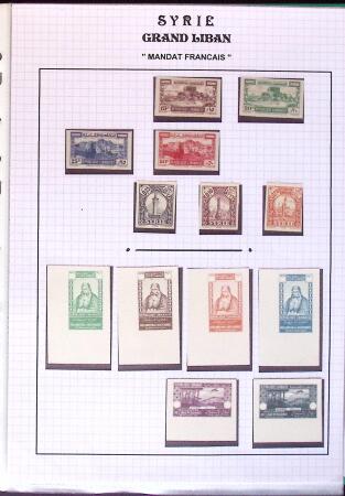 1919-1949 Jolie collection de SYRIE et GRAND LIBAN