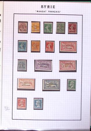 1919-1949 Jolie collection de SYRIE et GRAND LIBAN